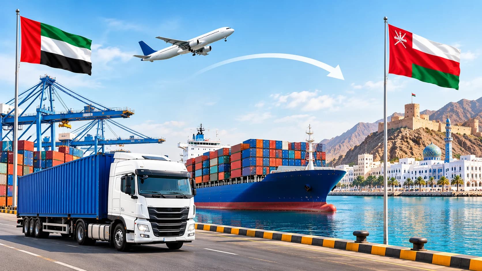 Cargo to Oman from Dubai