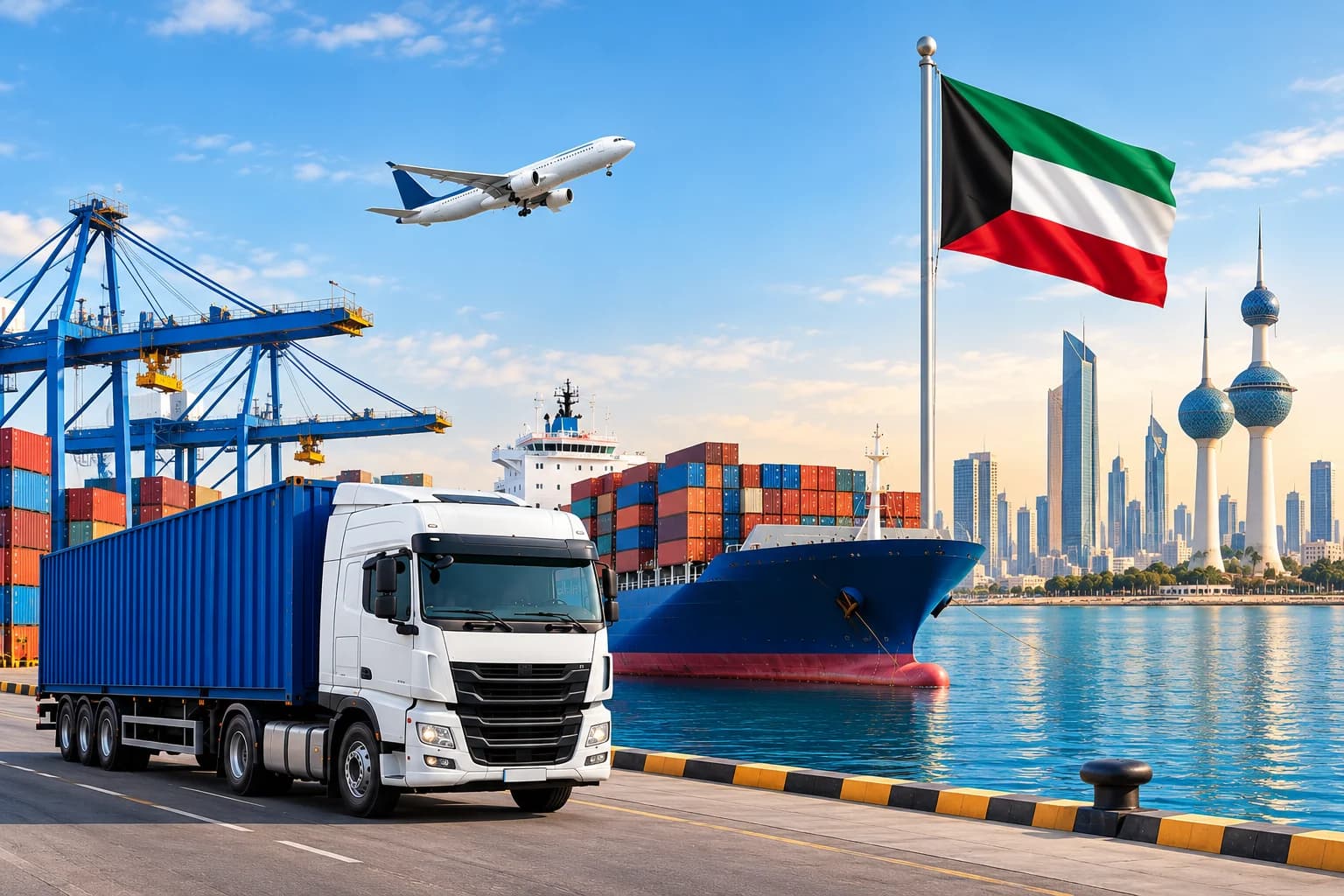 Cargo to Kuwait from Dubai