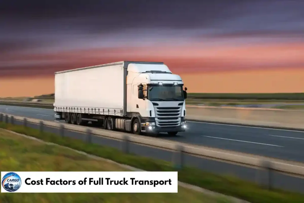 Cost Factors of Full Truck Transport