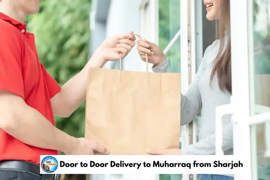 Door to Door Delivery to Muharraq from Sharjah