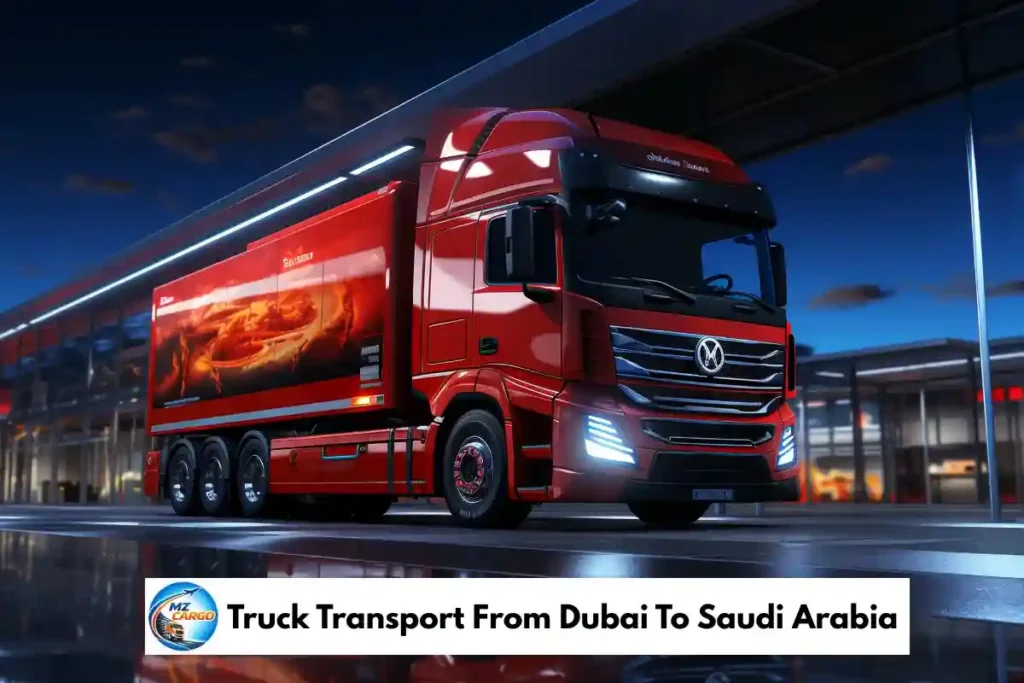 Truck Transport From Dubai To Saudi Arabia