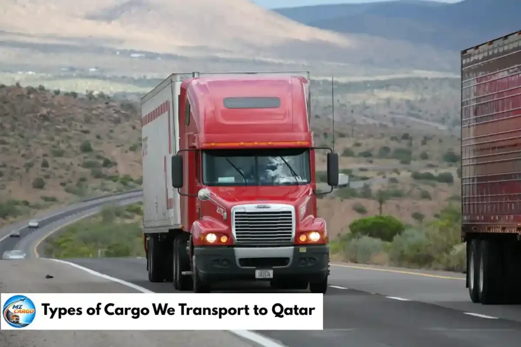 Types of Cargo We Transport to Qatar