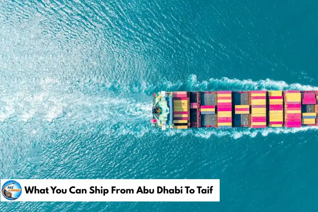 What You Can Ship From Abu Dhabi To Taif